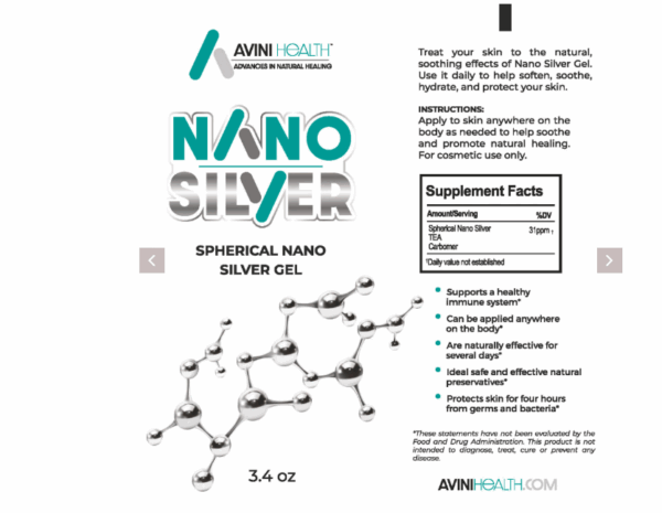 Nano Silver Gel Active Ingredients